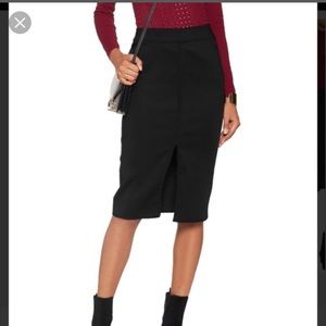 Sandro Jonas Midi Scuba Skirt